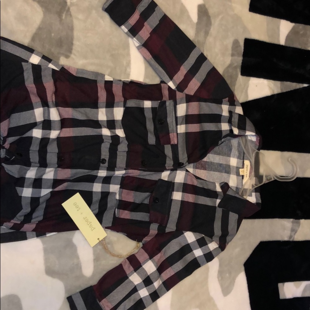 Plaid fitting shirt